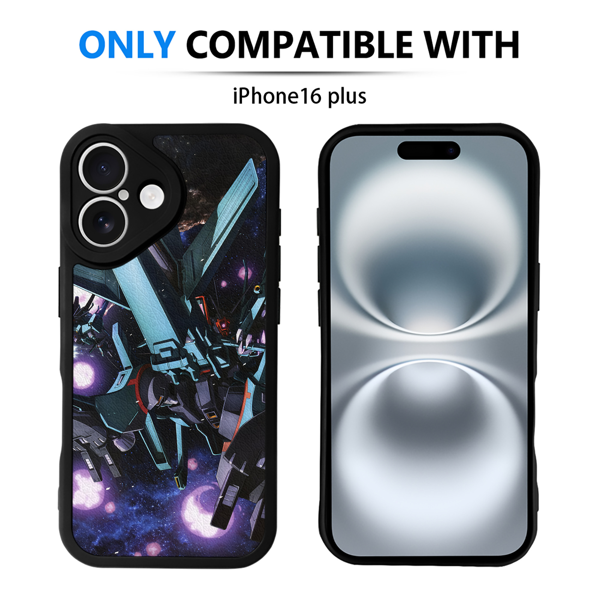（画像用） 機動戦士ガンダム Mobile Suit Gundam 【iPhone 16シリーズ対応】シリコンスマホケース（レザー調） 材質：シリコン